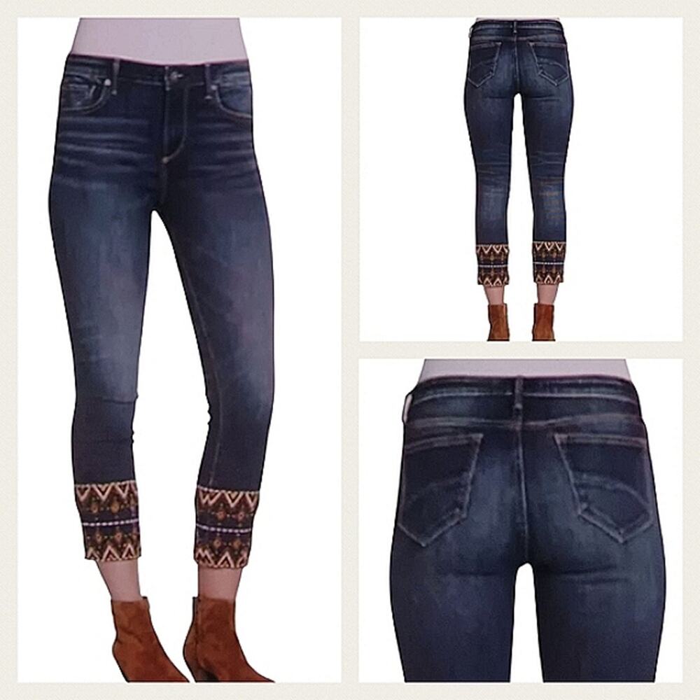 Driftwood Colette Cropped Ankle Jeans Size 29  EUC  J1678